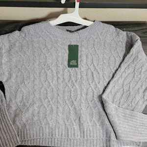 Cropped sweater, new with tags